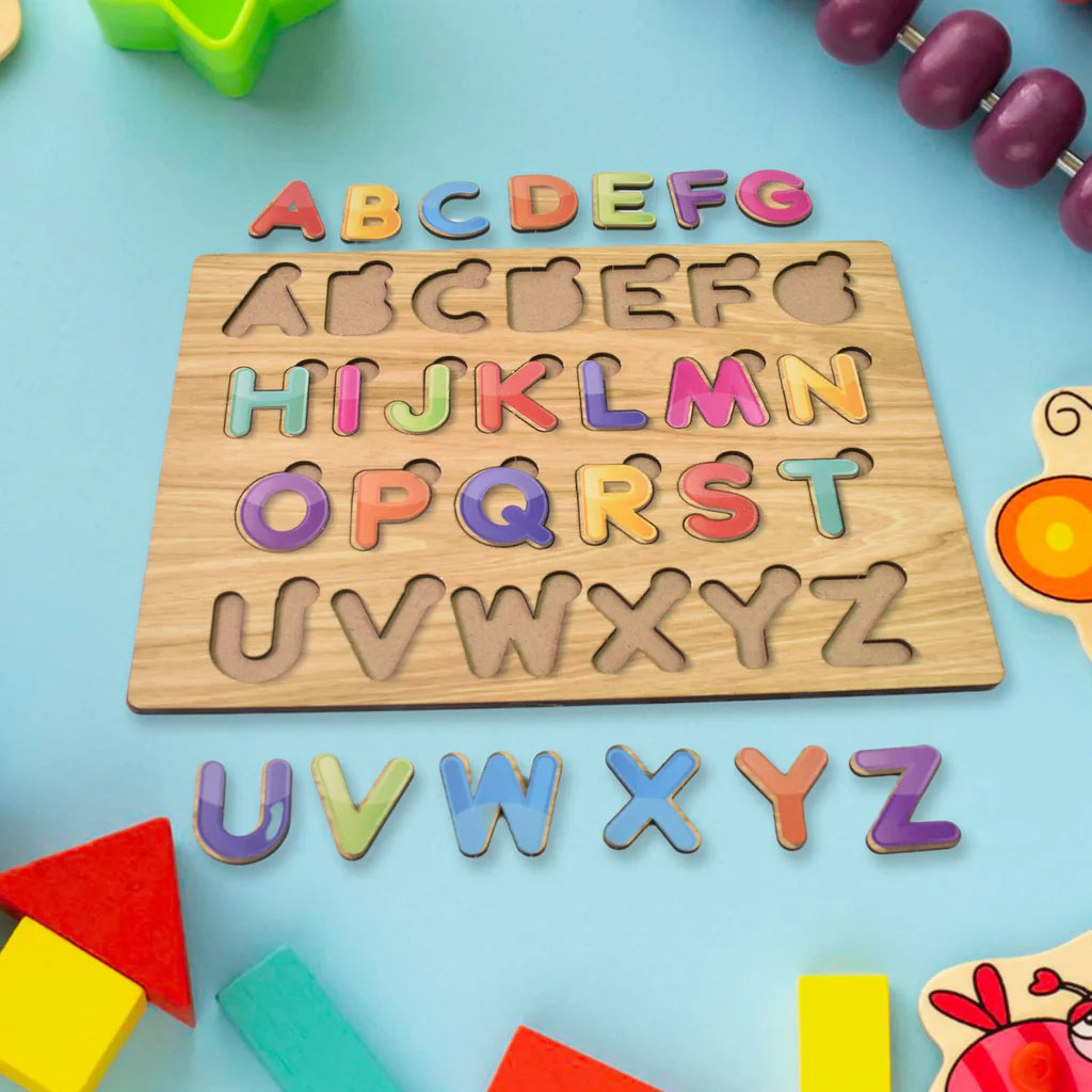 Wooden Puzzle Game – Learn Alphabets Letters