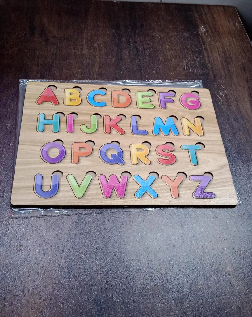 Wooden Puzzle Game – Learn Alphabets Letters