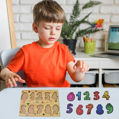 Wooden Puzzle Game – Learn Numbers